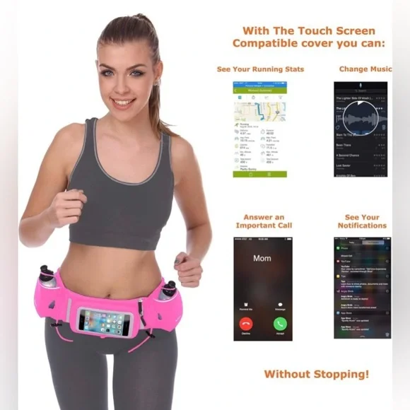 Unisex Voted No.1 Hydration Belt] Winners' Running Fuel Belt - Picture 2 of 12